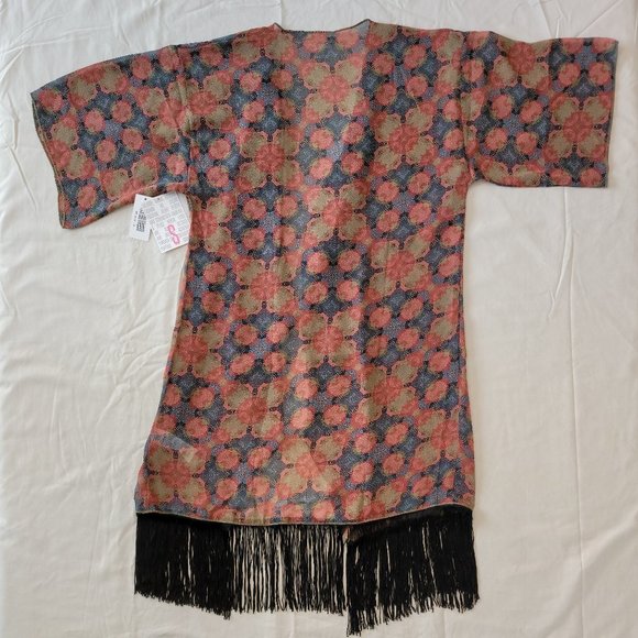 LuLaRoe Monroe Kimono- Small - Picture 2 of 3